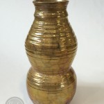 Gold Raku Vessel