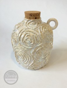 Pearly Rose Moonshine Jug